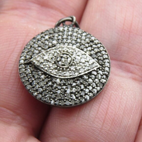 $13001 carat Diamond EyePendent Good Luck charm